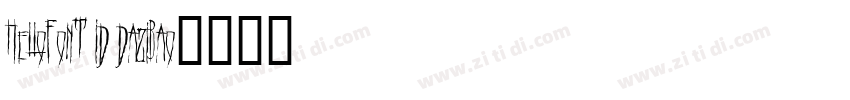 HelloFont ID DaZiBao字体转换